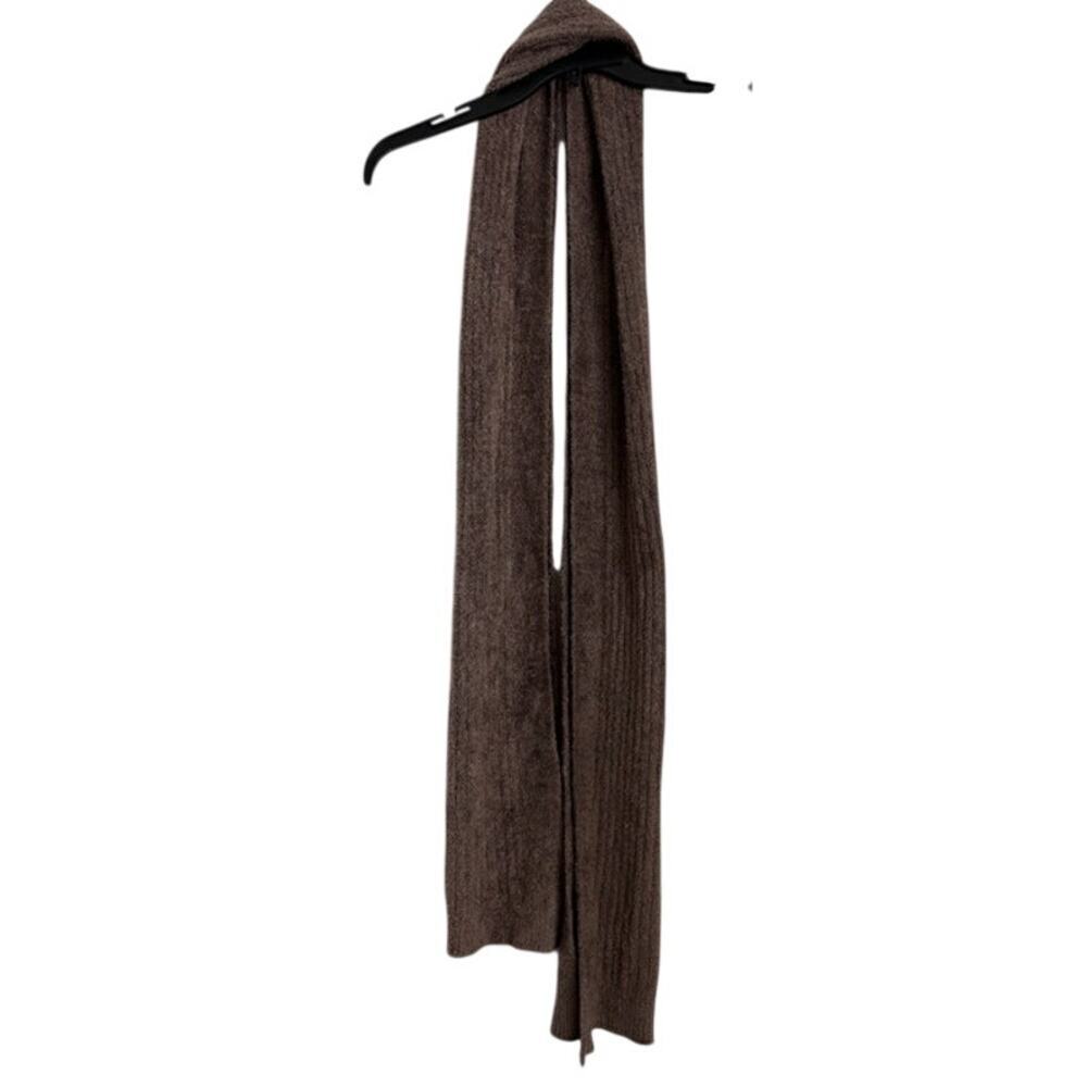 NWOT Barefoot Dreams Cozy Chic Lite Ribbed Scarf in Taupe
